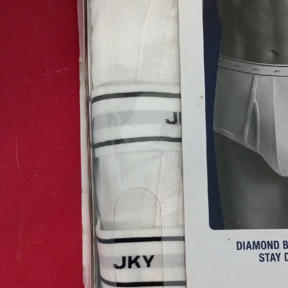 JKY Jockey XL 40-42 Full Rise Briefs White Diamond Bright 100% Cotton NEW - Picture 3 of 7